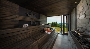 Saunalandschaft im Angerhof, Bayerischer Wald